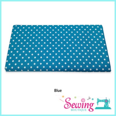 FABRIC POKKA DOT BLUE 110X50CM - NCC/0320666062